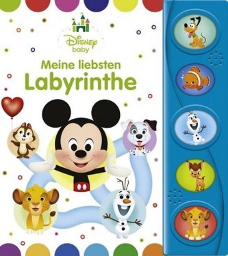 Disney Baby - Meine liebsten Labyrinthe, m. Soundeffekten