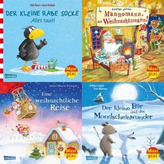 Winterzeit mit Maxi Pixi, 4 Hefte
