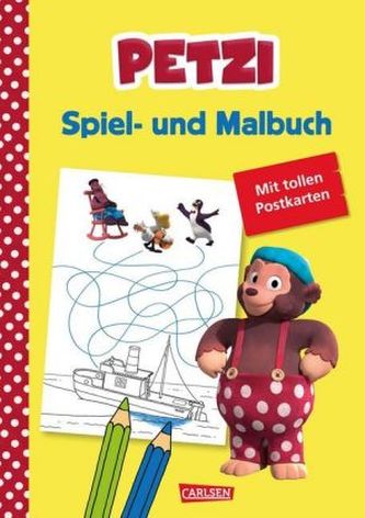 Petzi: Spiel- und Malbuch