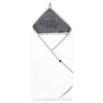 Dětská bavlněná osuška Womar 80x80 kapradí šedá