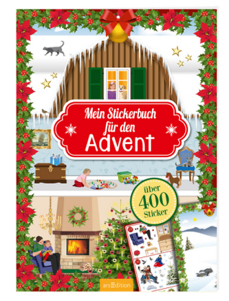 Mein Stickerbuch für den Advent