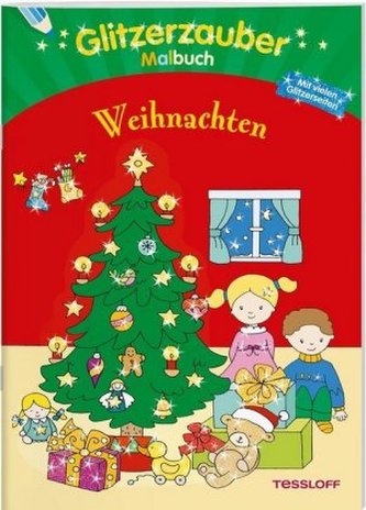 Glitzerzaubermalbuch. Weihnachten