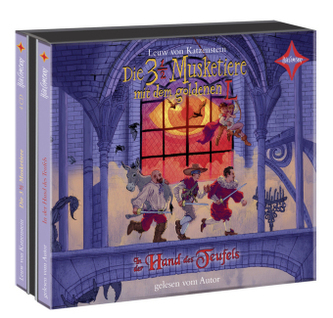 Die 3 1/2 Musketiere mit dem goldenen L - In der Hand des Teufels, 4 Audio-CDs