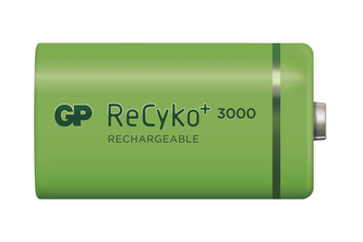 Baterie C (R14) nabíjecí 1,2V/3000mAh GP Recyko+