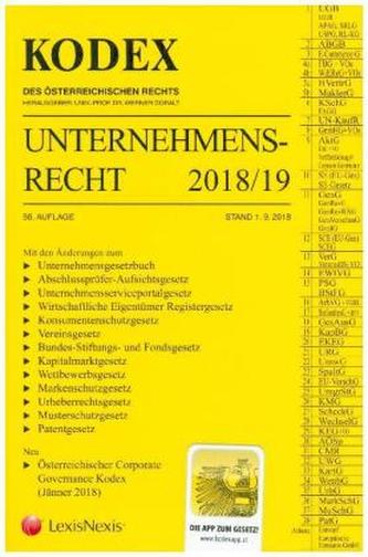 KODEX Unternehmensrecht 2018/19