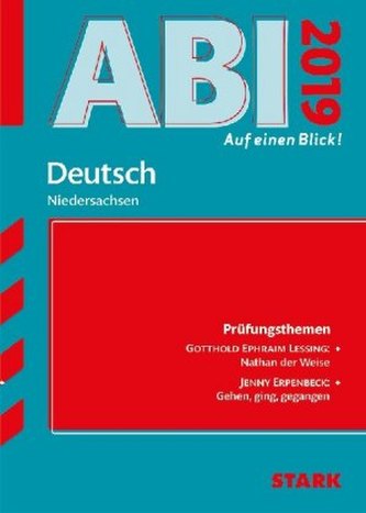 Abi - auf einen Blick! Deutsch Niedersachsen 2019