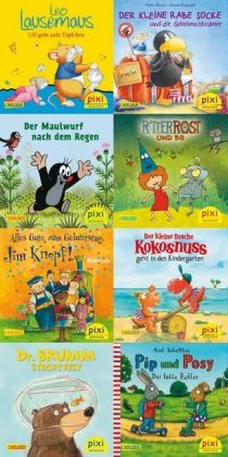 Die beliebtesten Bilderbuch-Helden bei Pixi, 8 Hefte Die beliebtesten Bilderbuch-Helden bei Pixi, 8 Hefte