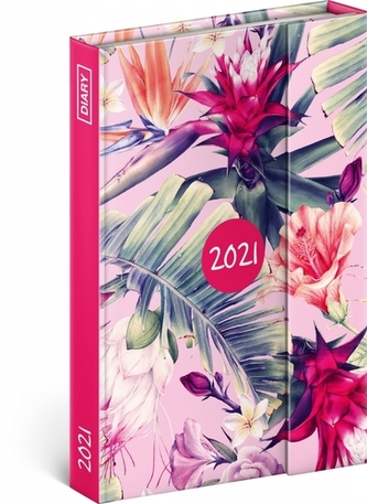 Týdenní magnetický diář Tropické listy 2021