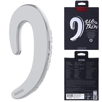 Bluetooth headset REMAX RB-T20 (multi-point + EDR) barva stříbrná
