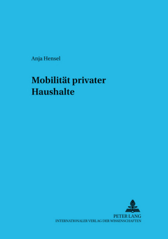 Mobilität privater Haushalte