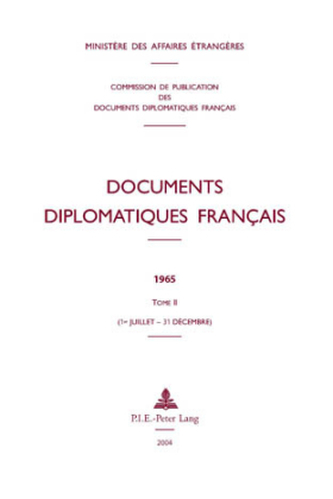 Documents diplomatiques français