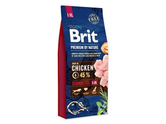 Granule BRIT PREMIUM DOG BY NATURE SENIOR L + XL 15 kg
