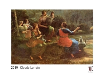 Claude Lorrain - White Edition - Timokrates Wandkalender 2019, Bilderkalender, Fotokalender - DIN A3 (42 x 30 cm)