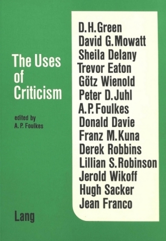 The Uses of Criticism