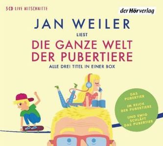 Die ganze Welt der Pubertiere. Drei Titel in einer Box, 5 Audio-CDs