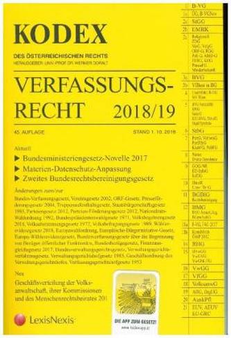 KODEX Verfassungsrecht 2018/19
