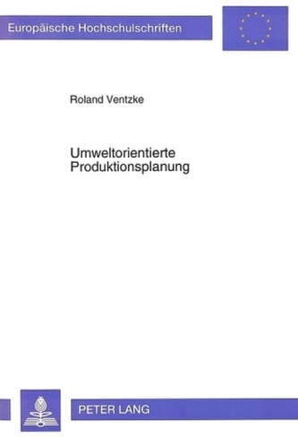 Umweltorientierte Produktionsplanung