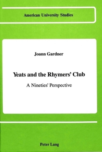 Yeats and the Rhymers' Club