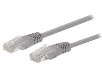 Kabel UTP 1x RJ45 - 1x RJ45 Cat5e 30m GREY VALUELINE VLCT85000E300