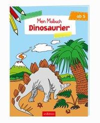 Malbuch ab 5 Jahren - Dinosaurier VE 5