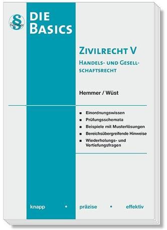 Basics Zivilrecht V. Handels- und Gesellschaftsrecht