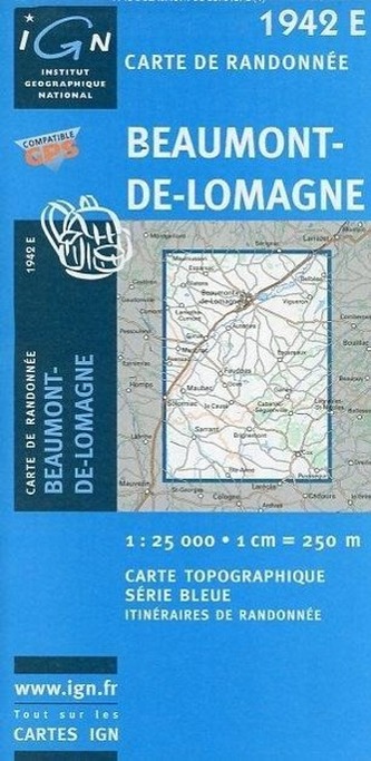Beaumont-De-Lomagne 1 : 25 000