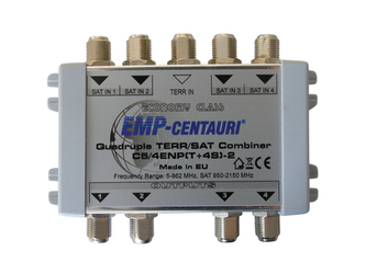 Satelitní slučovač (C5/4ENP(T+4S)-2), 4xSAT IF+1xTV terr., vnitřní, záruka 48 měsíců