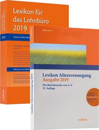 Buchpaket Lexikon für das Lohnbüro und Lexikon Altersversorgung 2019