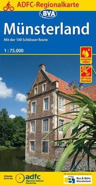 ADFC-Regionalkarte Münsterland 1 : 75 000