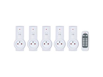 Zásuvky bezdrátové Geti 5+1