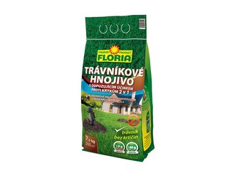 Hnojivo trávníkové FLORIA 7.5 kg KRTEK