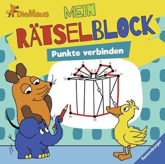 Die Maus Mein Rätselblock Punkte verbinden