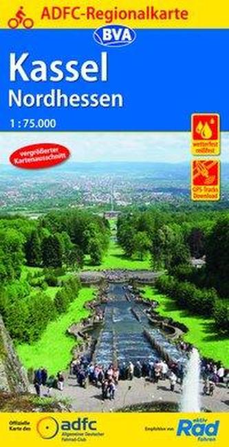 ADFC-Regionalkarte Kassel Nordhessen 1:75.000