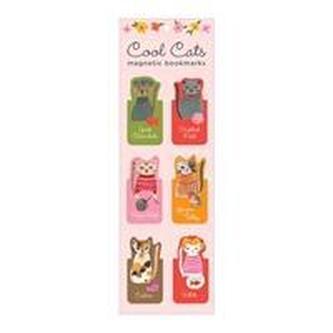 Cool Cats Magnetic Bookmarks