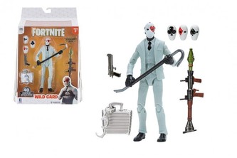 Fortnite figurka Wild Card plast 15cm s doplňky v krabičce 20,5x28x5,5cm 8+