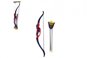 Luk 67cm + 3 šípy s přísavkou plast v sáčku 70x15x4cm