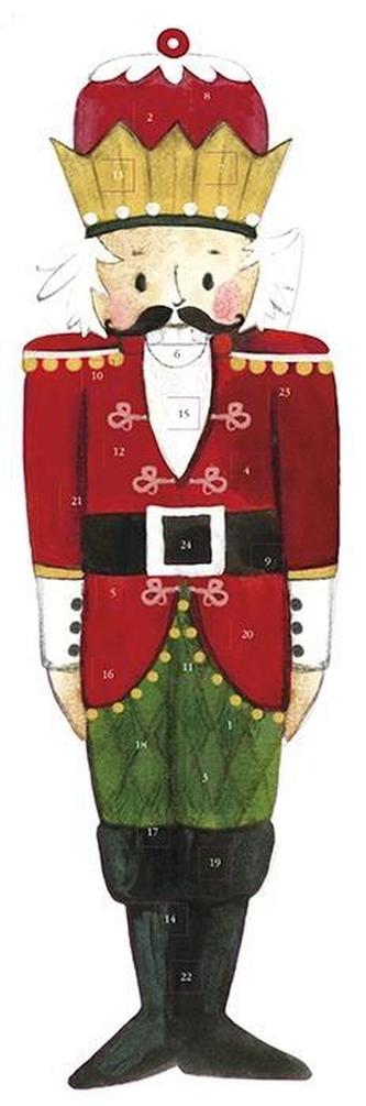 Adventskalender mit Stanzung Nussknacker
