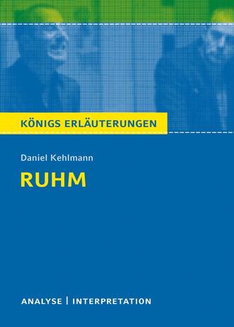 Ruhm von Daniel Kehlmann.