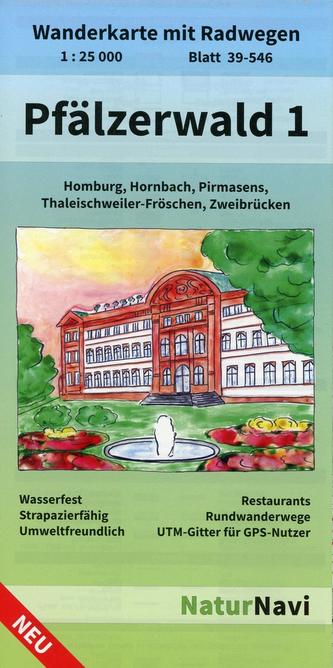 Pfälzerwald 1. Blatt 39-546, 1 : 25 000