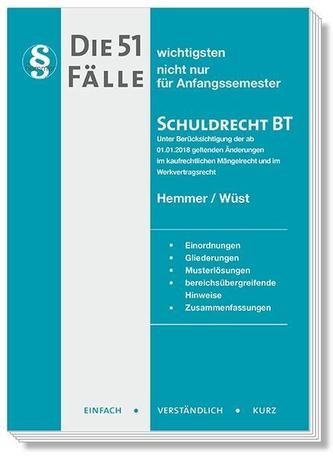 Die 51 wichtigsten Fälle zum Schuldrecht BT