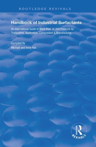 HANDBOOK OF INDUSTRIAL SURFACTANTS
