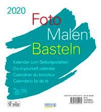 Foto-Malen-Basteln Bastelkalender weiß 2020