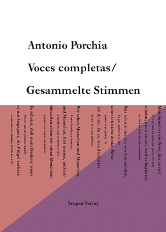Gesammelte Stimmen. Voces completas