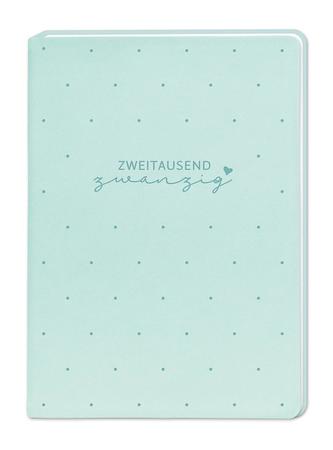 Terminplaner Lederlook A6 Mint 2020