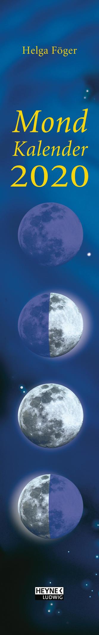 Mondkalender 2020 Streifenkalender