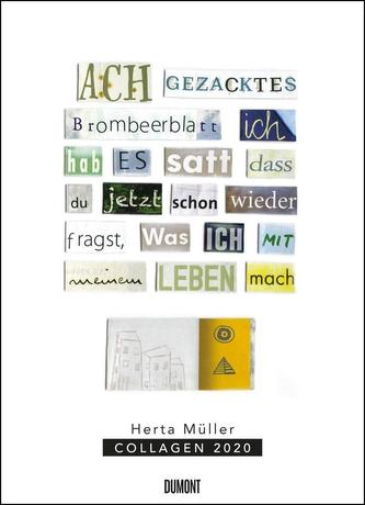 Herta Müller: Collagen 2020 - Poster-Kalender - Format 49,5 x 68,5 cm
