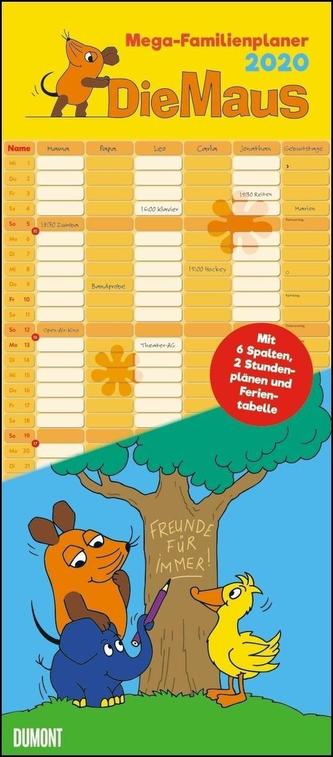 Die Maus 2020 - DUMONT Mega-Familienkalender