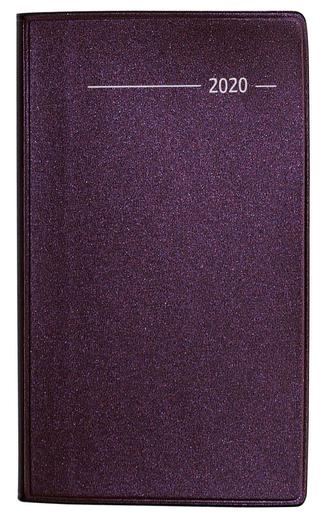 Taschenplaner Metallic rot 2020