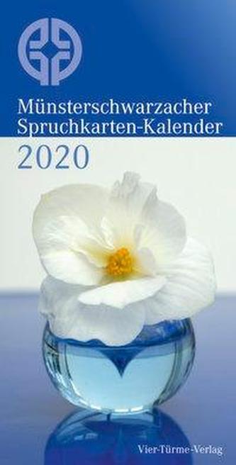 Münsterschwarzacher Spruchkarten-Kalender 2020