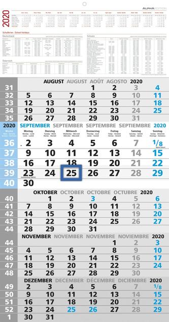 5-Monatskalender 2020